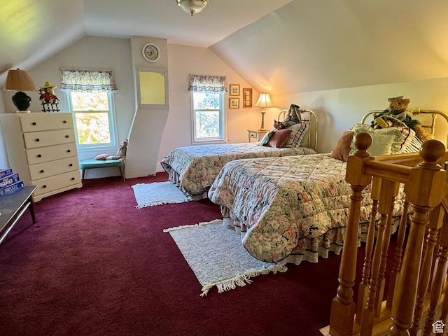 12 S Main, Holden, UT 84636 - carpeted bedroom with lofted ceiling