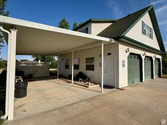 12 S Main, Holden, UT 84636 - view of patio / terrace featuring driveway and an attached garage