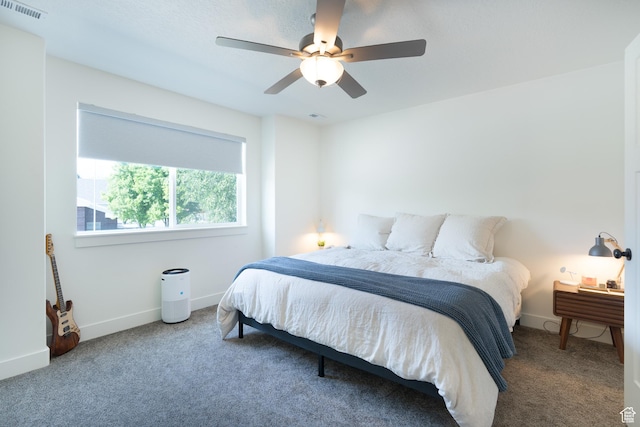 1065 W 200 N, Provo, UT 84601 - carpeted bedroom with baseboards and a ceiling fan