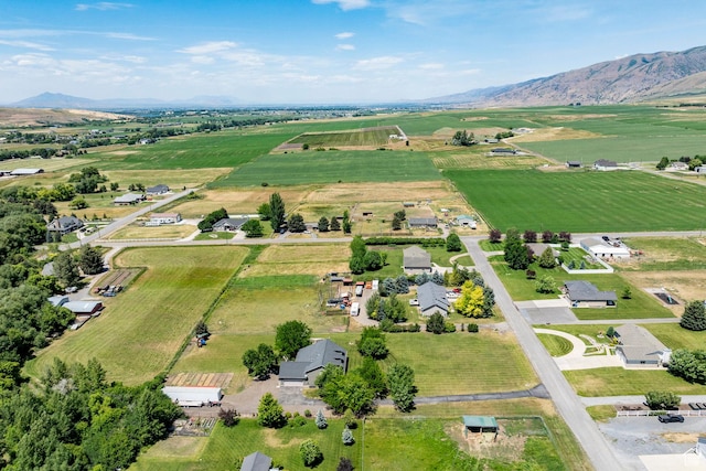 8871 S 100 E, Paradise, UT 84328 - overview of rural landscape with large plots for crops and mountains