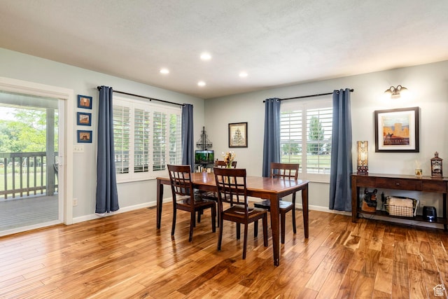 8871 S 100 E, Paradise, UT 84328 - dining room featuring light wood-style flooring and recessed lighting