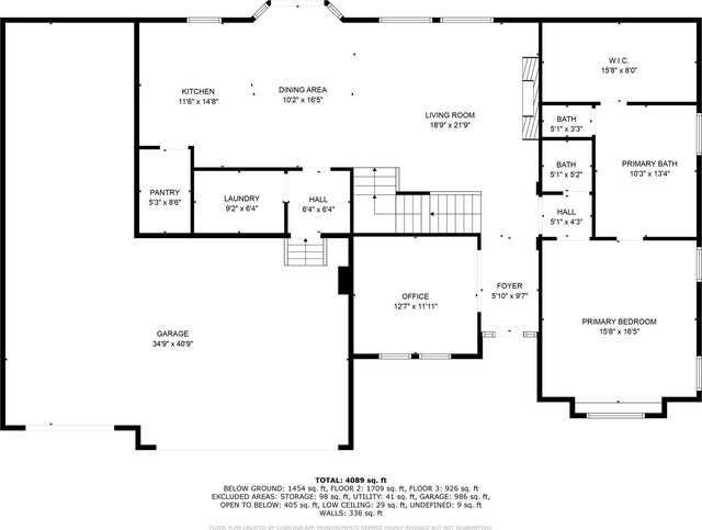 6809 W Vista Springs Dr, Herriman, UT 84096 - view of property floor plan