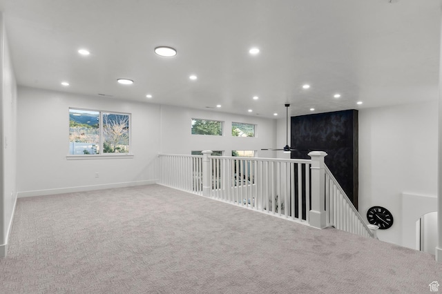 6809 W Vista Springs Dr, Herriman, UT 84096 - carpeted spare room featuring recessed lighting and baseboards