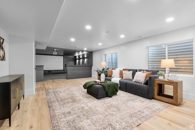 6809 W Vista Springs Dr, Herriman, UT 84096 - living room with light wood-style floors and recessed lighting