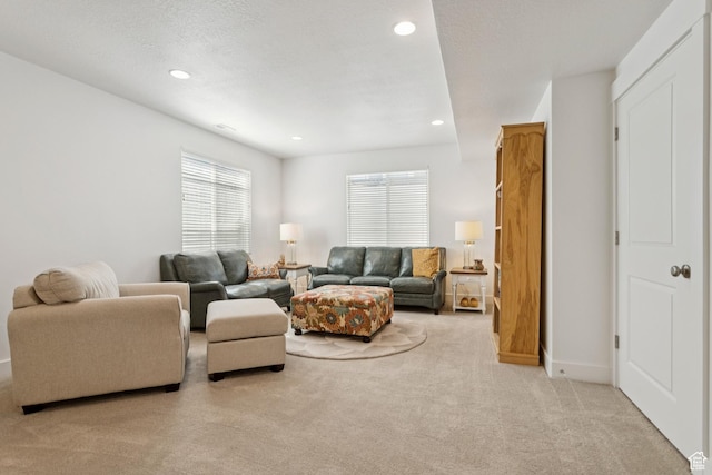 319 S 300 E, Midway, UT 84049 - carpeted living room with recessed lighting