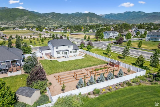 319 S 300 E, Midway, UT 84049 - aerial view of residential area with a mountainous background