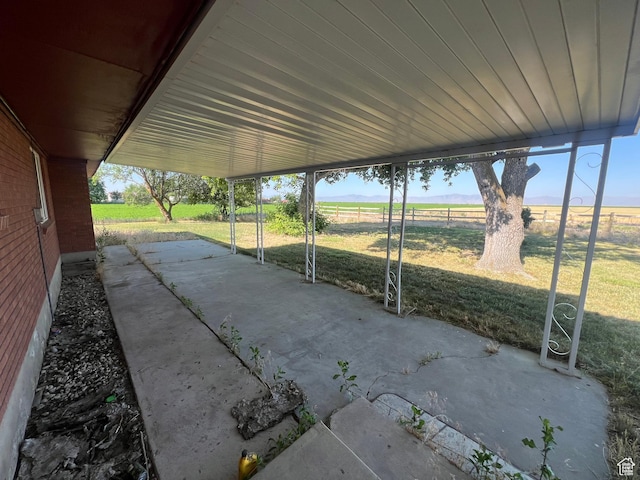 2955 N 7600 W, Corinne, UT 84307 - view of patio / terrace with a rural view