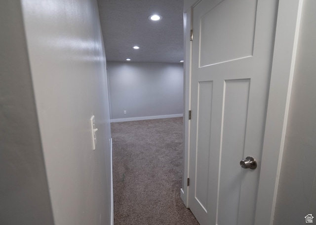 9446 S Barium St E, Sandy, UT 84094 - hallway featuring carpet floors and recessed lighting