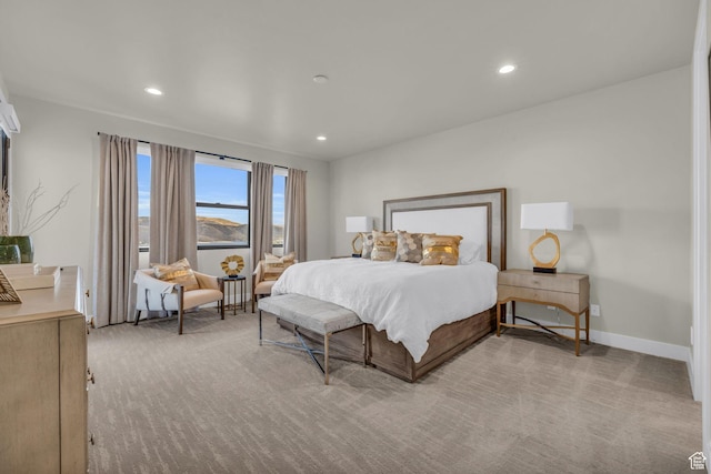 864 W Eland Cir, Heber City, UT 84032 - carpeted bedroom featuring recessed lighting