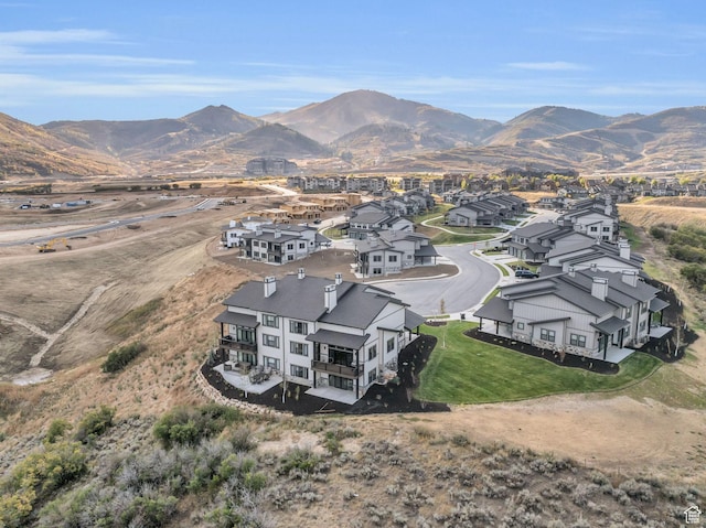 864 W Eland Cir, Heber City, UT 84032 - aerial perspective of suburban area with mountains