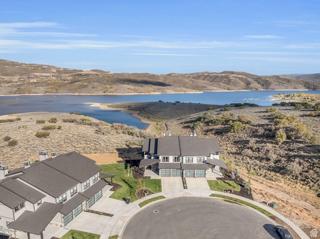 864 W Eland Cir, Heber City, UT 84032 - aerial overview of property's location featuring a water and mountain view