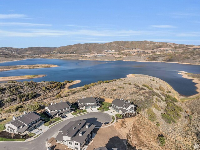 864 W Eland Cir, Heber City, UT 84032 - aerial overview of property's location featuring a water and mountain view and nearby suburban area