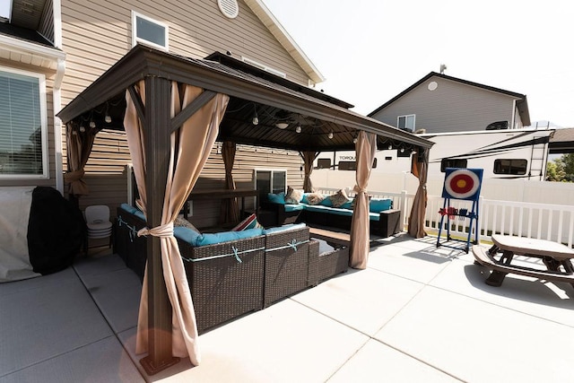 1285 W 1100 N, Farr West, UT 84404 - view of patio with a gazebo and an outdoor living space