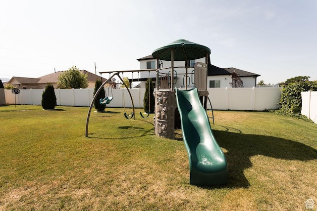 1285 W 1100 N, Farr West, UT 84404 - view of jungle gym featuring a fenced backyard