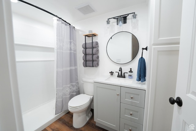 2087 E Weeping Willow Way N, Eagle Mountain, UT 84005 - full bath featuring vanity and wood finished floors