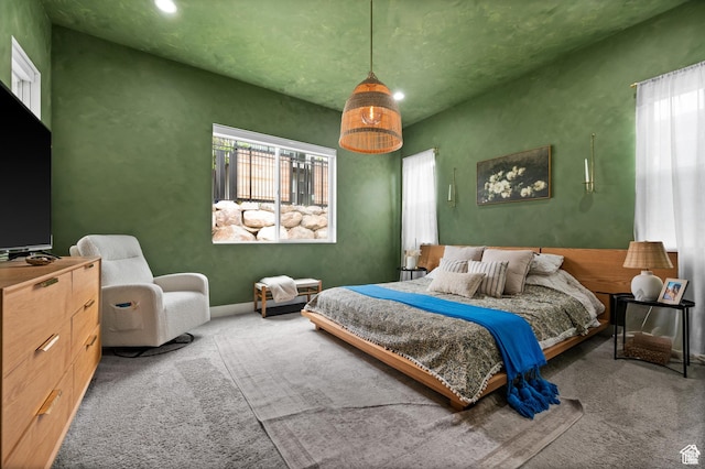 4753 W Mossley Dr, Herriman, UT 84096 - bedroom featuring carpet flooring, multiple windows, and recessed lighting