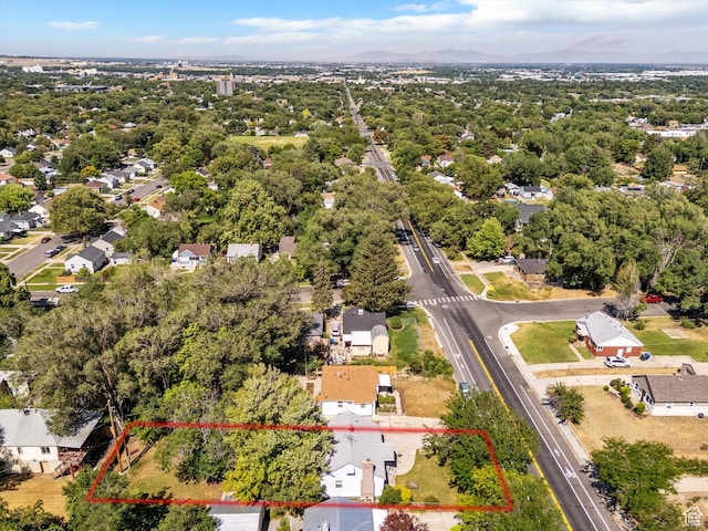 1425 E 22nd St S, Ogden, UT 84401 - aerial view of property and surrounding area featuring property boundaries highlighted