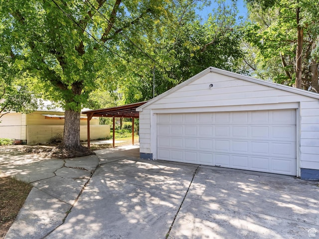 1425 E 22nd St S, Ogden, UT 84401 - detached garage with concrete driveway