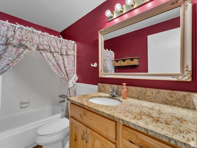 12580 S Janice Dr, Riverton, UT 84065 - bathroom featuring vanity and shower / bathtub combination with curtain