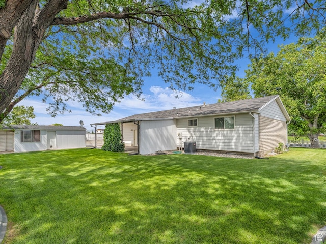 12580 S Janice Dr, Riverton, UT 84065 - rear view of property with an outbuilding