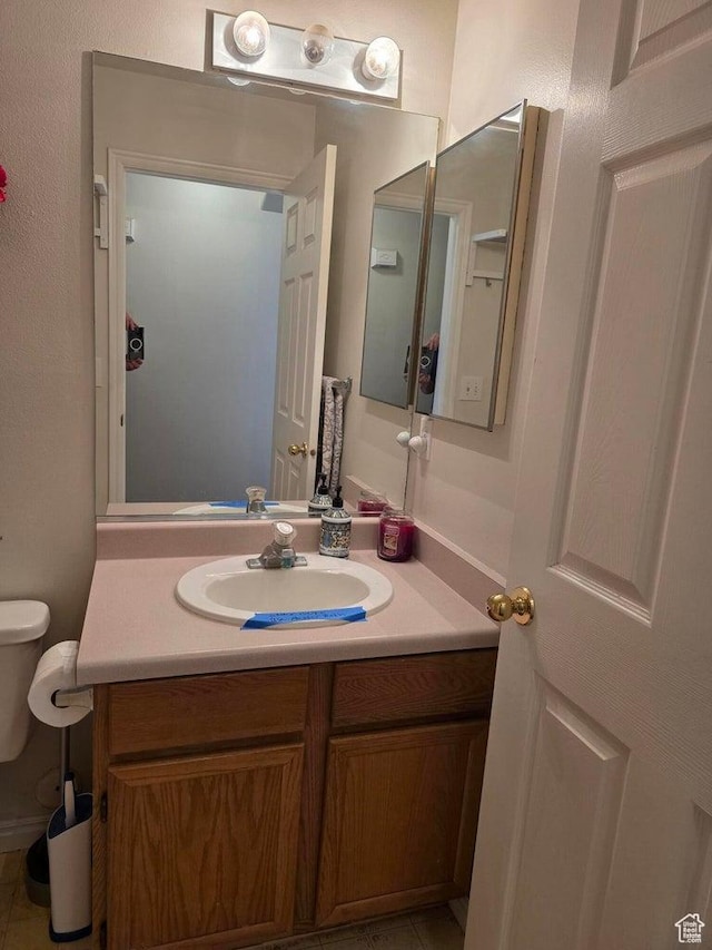 356 N 3510 W, Hurricane, UT 84737 - half bathroom featuring vanity and toilet