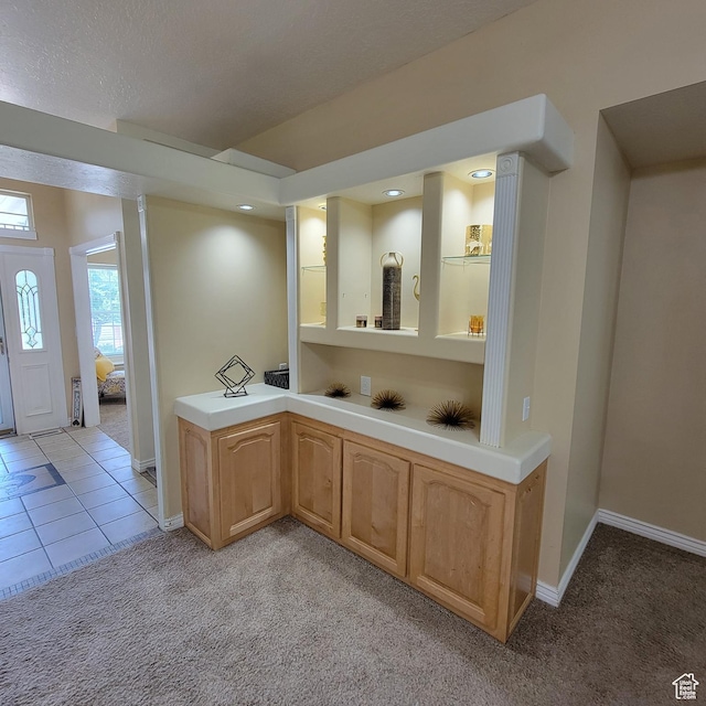 5272 S 1035 E, South Ogden, UT 84403 - kitchen with light carpet and light countertops