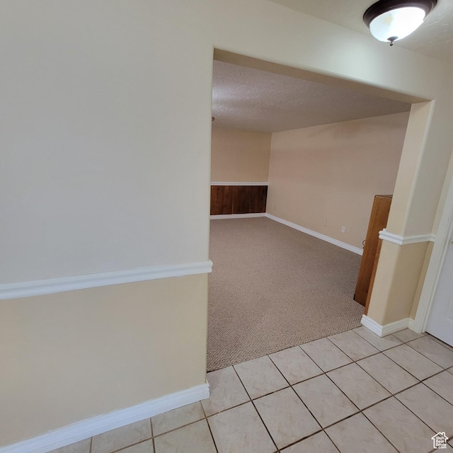 5272 S 1035 E, South Ogden, UT 84403 - hall featuring light carpet and light tile patterned floors
