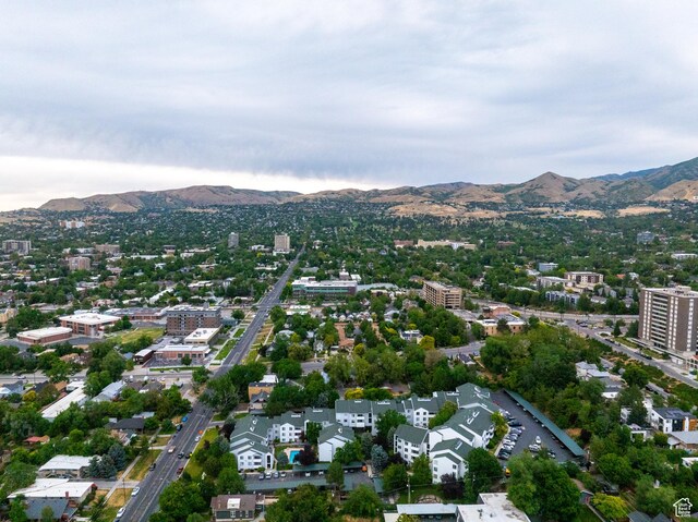 531 S 900 E Unit B3, Salt Lake City, UT 84102 - aerial overview of property's location featuring mountains