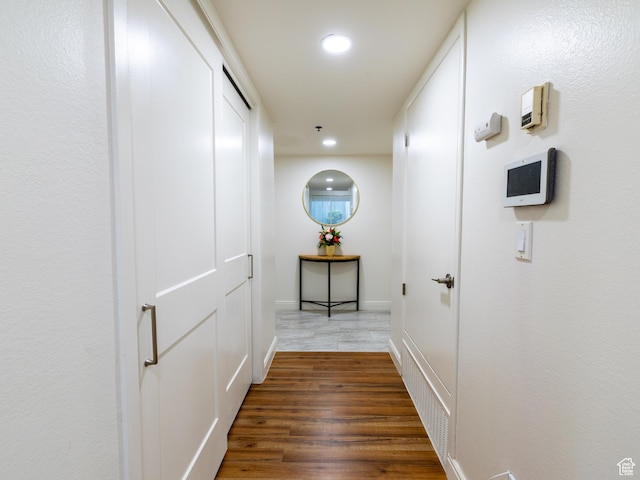 531 S 900 E Unit B3, Salt Lake City, UT 84102 - corridor with wood finished floors and recessed lighting