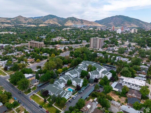 531 S 900 E Unit B3, Salt Lake City, UT 84102 - aerial overview of property's location featuring mountains and nearby urban area
