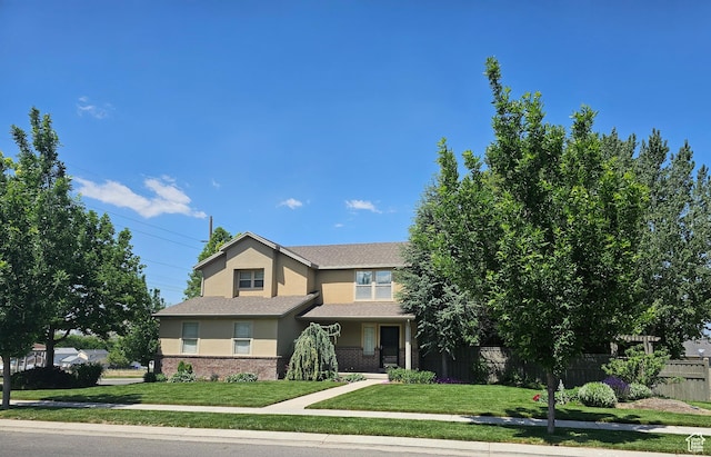 3501 E Golden Eagle Rd N, Eagle Mountain, UT 84005 - view of front of house featuring stucco siding
