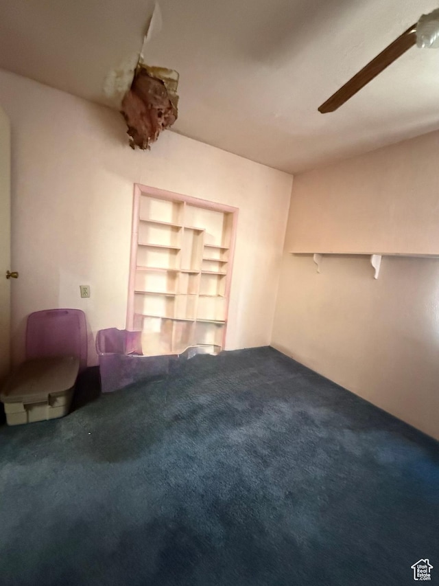 539 E Center St, Pleasant Grove, UT 84062 - carpeted living area with a ceiling fan