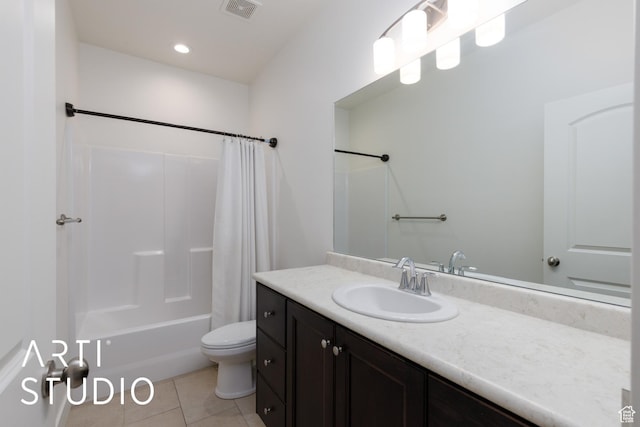 1608 N 500 E, North Ogden, UT 84404 - full bath with vanity, shower / tub combo, and tile patterned flooring