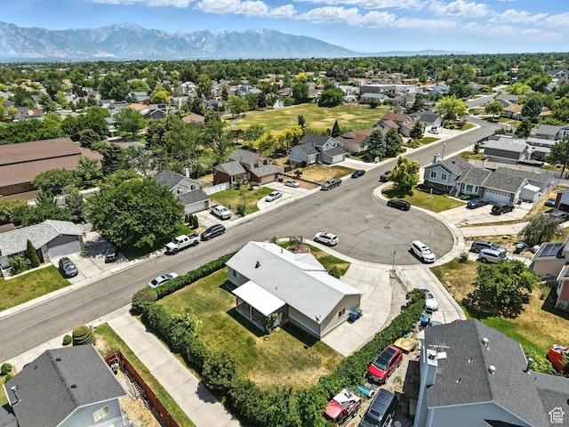 3992 S 4665 W, West Valley City, UT 84120 - aerial view of residential area featuring a mountainous background