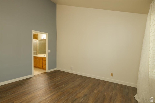 1141 E Murray Holladay Rd S, Millcreek, UT 84117 - spare room featuring dark wood-style flooring