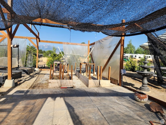 6319 W 13400 S, Herriman, UT 84096 - view of patio / terrace with a vegetable garden