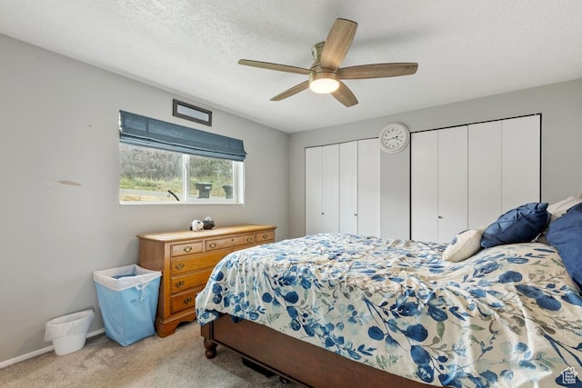 24725 N 11925 E, Fairview, UT 84629 - bedroom featuring light colored carpet and ceiling fan