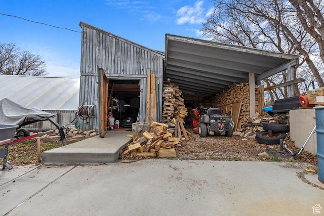 24725 N 11925 E, Fairview, UT 84629 - view of outdoor structure with a carport