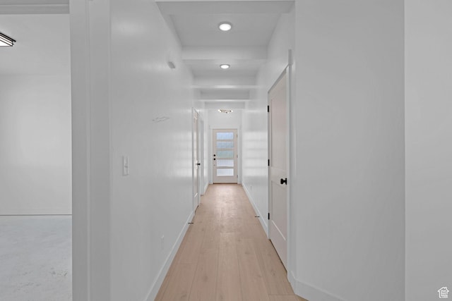 496 S 30 E, Franklin, ID 83237 - hall featuring recessed lighting and light wood-style floors