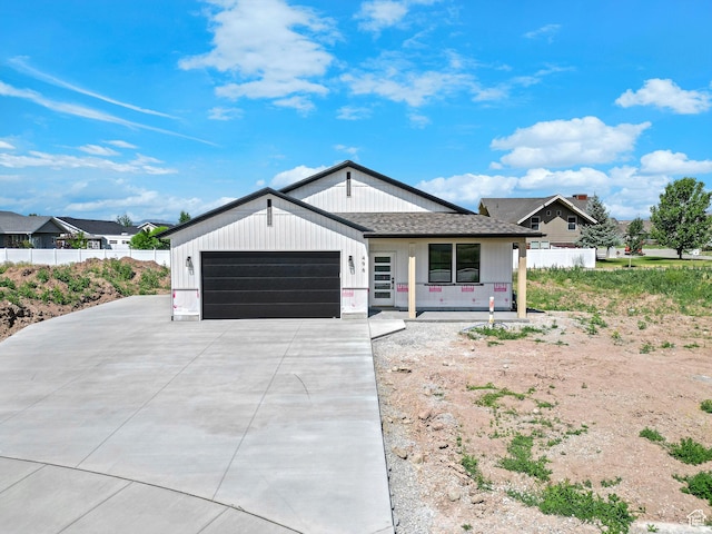 496 S 30 E, Franklin, ID 83237 - view of front of property with a garage and driveway