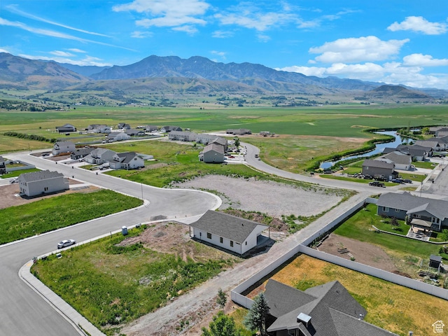 496 S 30 E, Franklin, ID 83237 - aerial perspective of suburban area with a water and mountain view