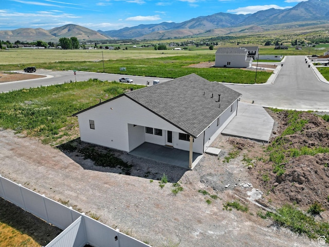 496 S 30 E, Franklin, ID 83237 - aerial view of sparsely populated area featuring a mountain backdrop