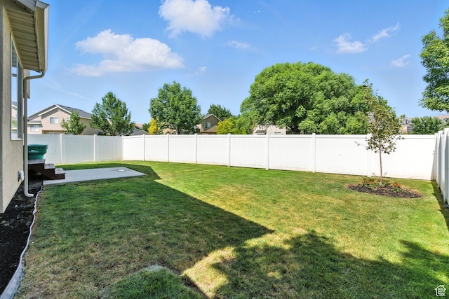 4012 N Bounty Cv W, Lehi, UT 84043 - fenced backyard with a patio