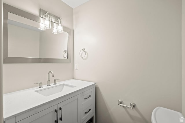 4012 N Bounty Cv W, Lehi, UT 84043 - half bath featuring vanity and toilet