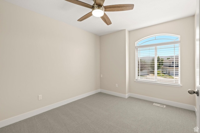 4012 N Bounty Cv W, Lehi, UT 84043 - empty room featuring light colored carpet and a ceiling fan
