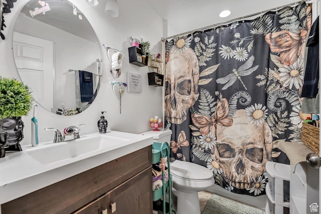 3981 S 500 E, Millcreek, UT 84107 - full bath featuring vanity and a shower with shower curtain