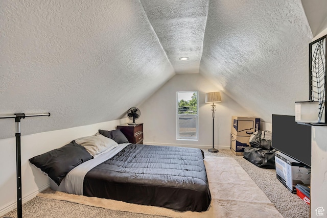 3981 S 500 E, Millcreek, UT 84107 - carpeted bedroom with a textured ceiling and vaulted ceiling