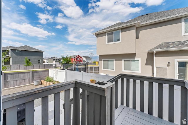 4925 E Breezy Patch Rd, Eagle Mountain, UT 84005 - wooden terrace with a residential view