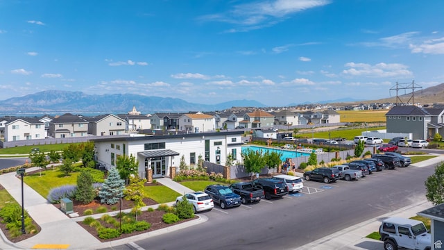 4925 E Breezy Patch Rd, Eagle Mountain, UT 84005 - aerial perspective of suburban area featuring mountains
