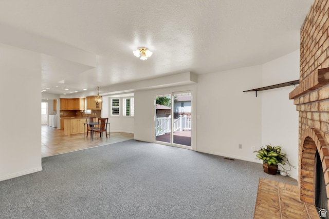 1604 W Roenewood Cir S, Taylorsville, UT 84123 - unfurnished living room with light colored carpet and recessed lighting